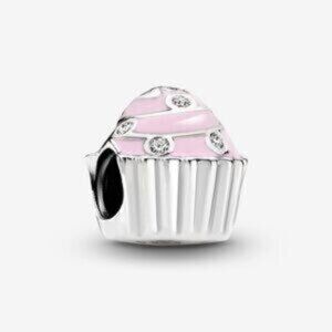 Pandora Pink Cupcake Charm,Perfect Condition